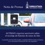 ACFIMAN organiza Seminario sobre el reciclaje de baterías de iones de litio