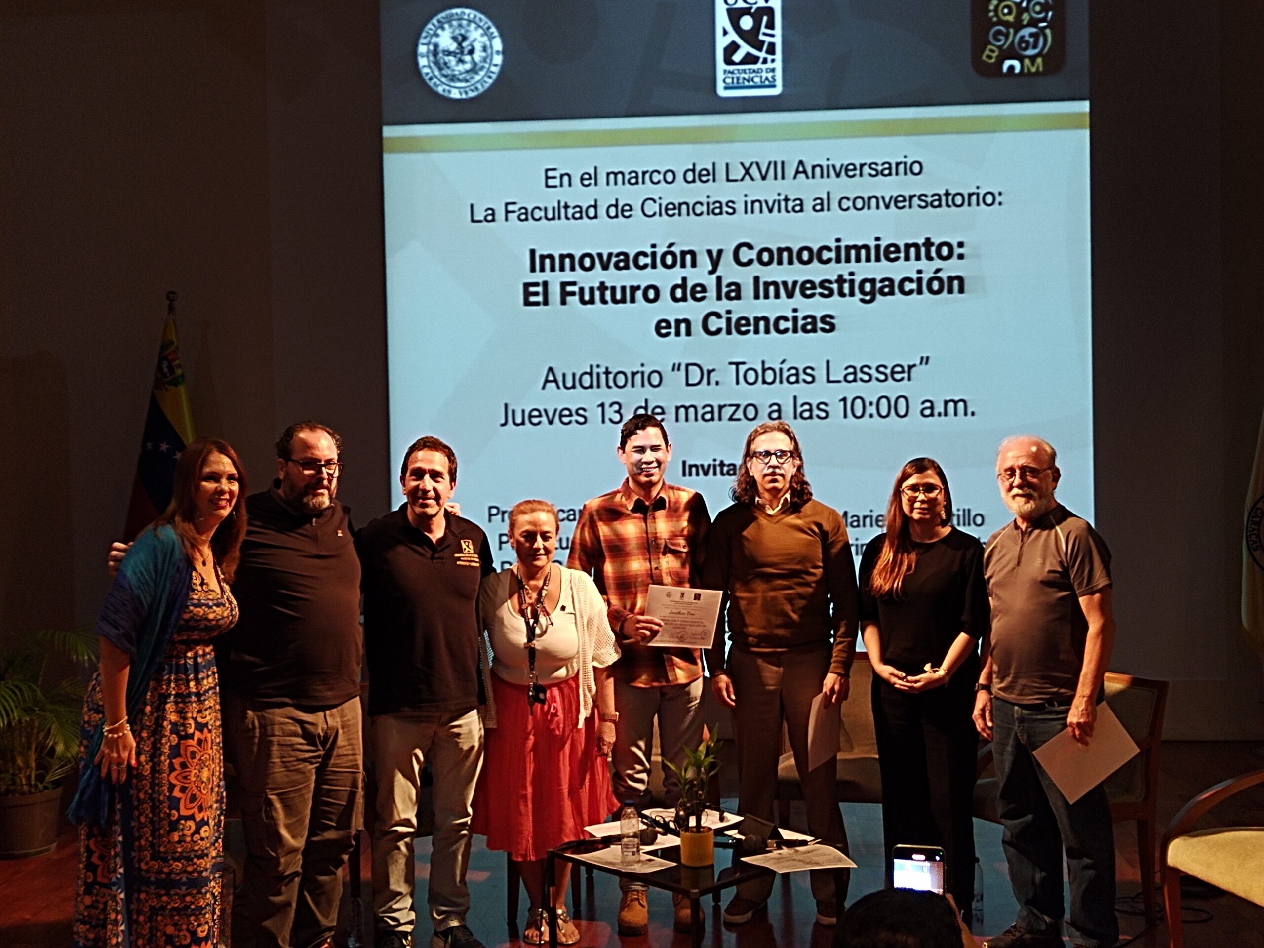 LXVII Aniversario de la Facultad de Ciencias. Conversatorio «Innovación y Conocimiento: El Futuro de la Investigación en Ciencias»