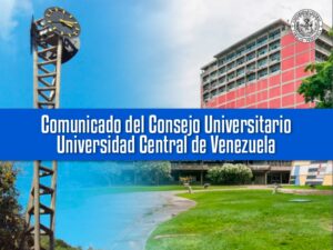 Comunicado del Consejo Universitario de la Universidad Central de Venezuela
