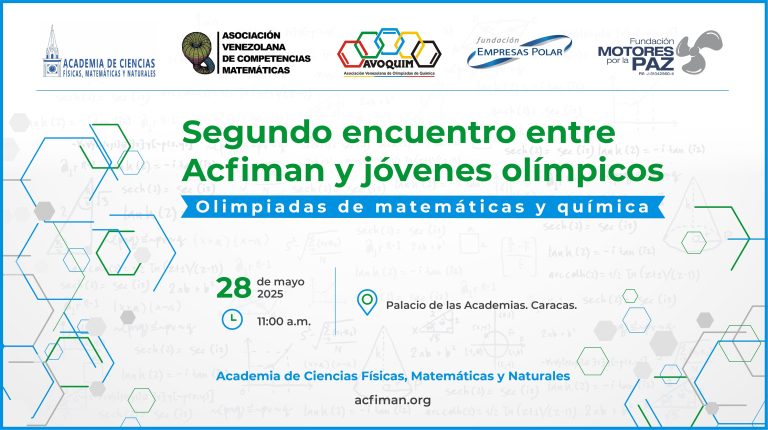 ACFIMAN organiza Segundo Encuentro con Jóvenes Olímpicos de Matemáticas y Química