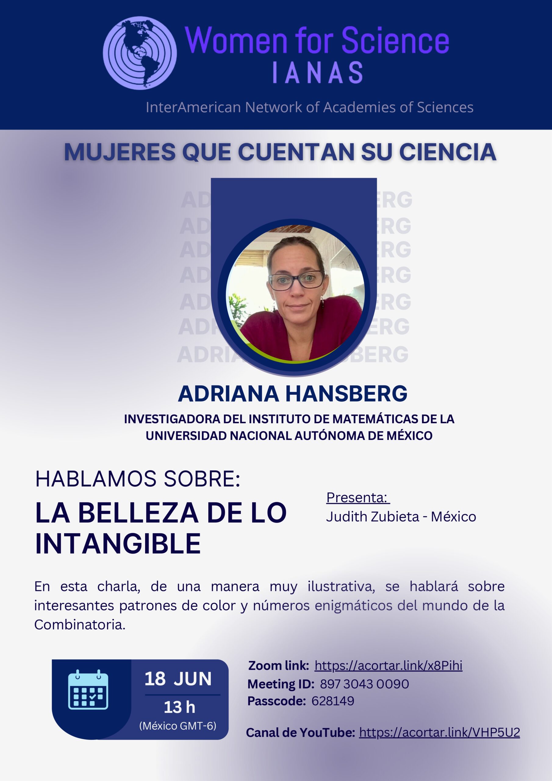 Charlas Mujeres en Ciencias ACFIMAN