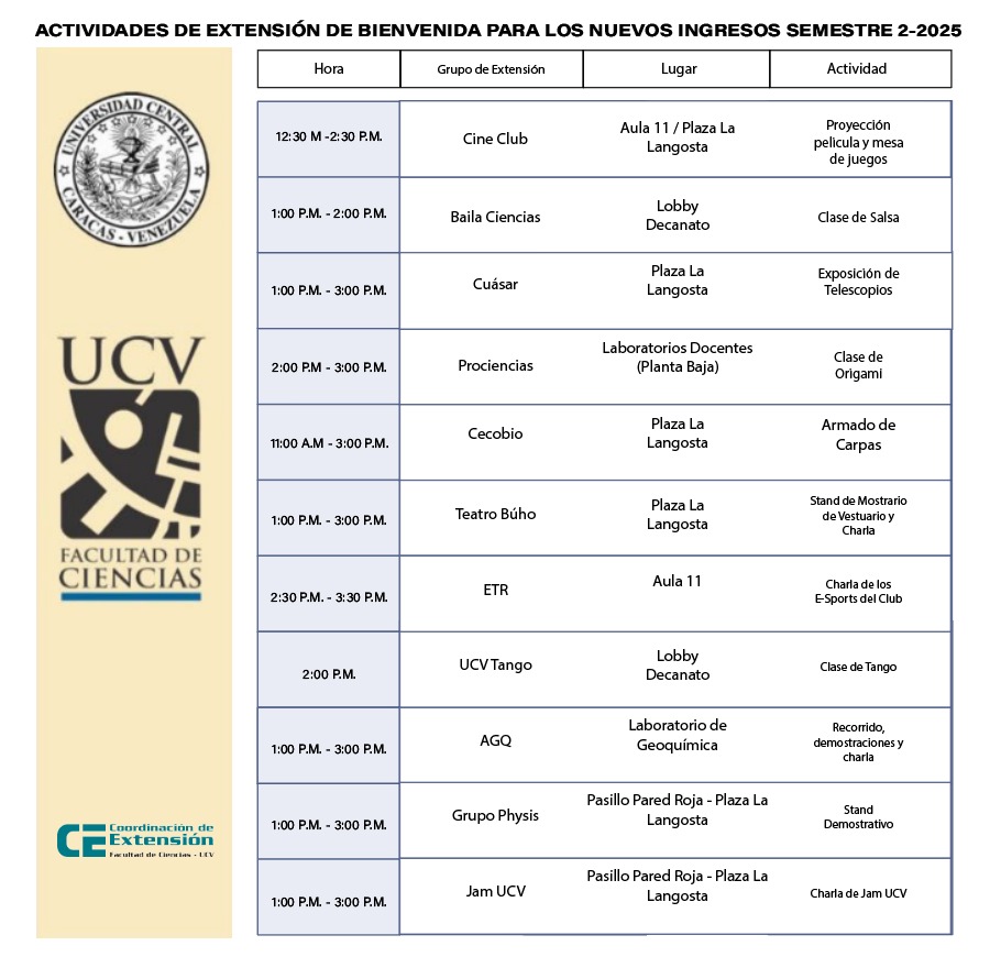 Calendario bienvenida 2