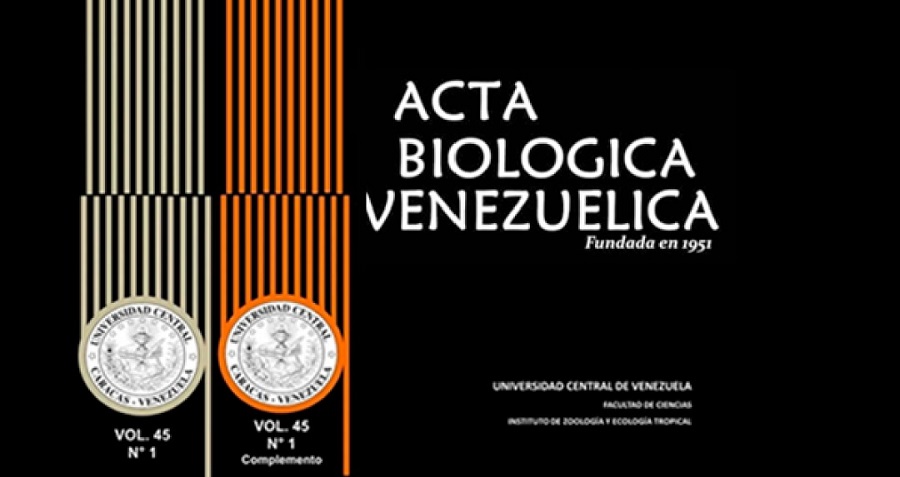Disponible el nuevo número de la revista Acta Biológica Venezuelica
