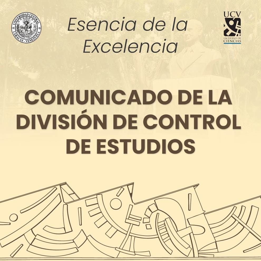Comunicado División Control de Estudios
