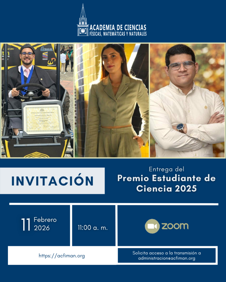 Premio Estudiante de Ciencia 2025