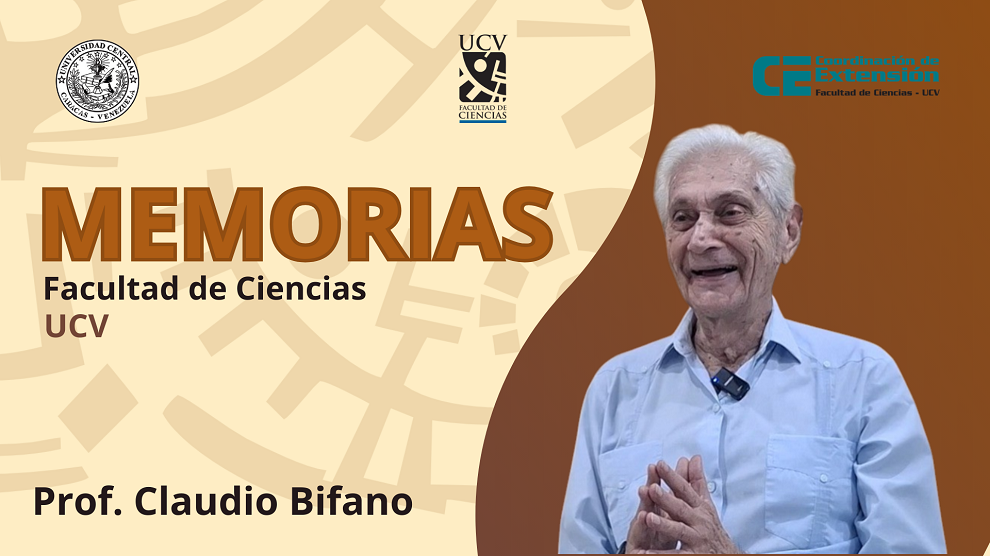 Memorias de la Facultad de Ciencias: Prof. Claudio Bifano