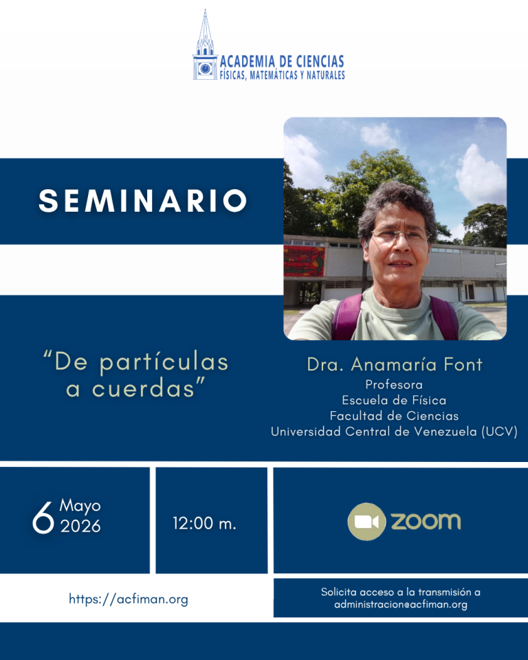 ACFIMAN organiza seminario sobre la teoría de cuerdas