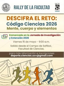 Llega el Rally de la Facultad de Ciencias «Descifra el reto: Código Ciencias 2026. Mente, cuerpo y elementos»