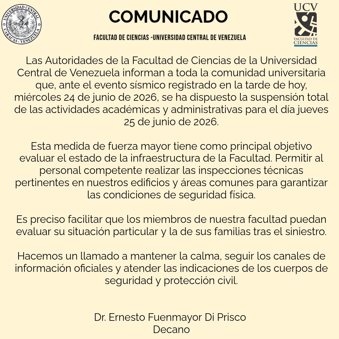 Comunicado 24 de junio