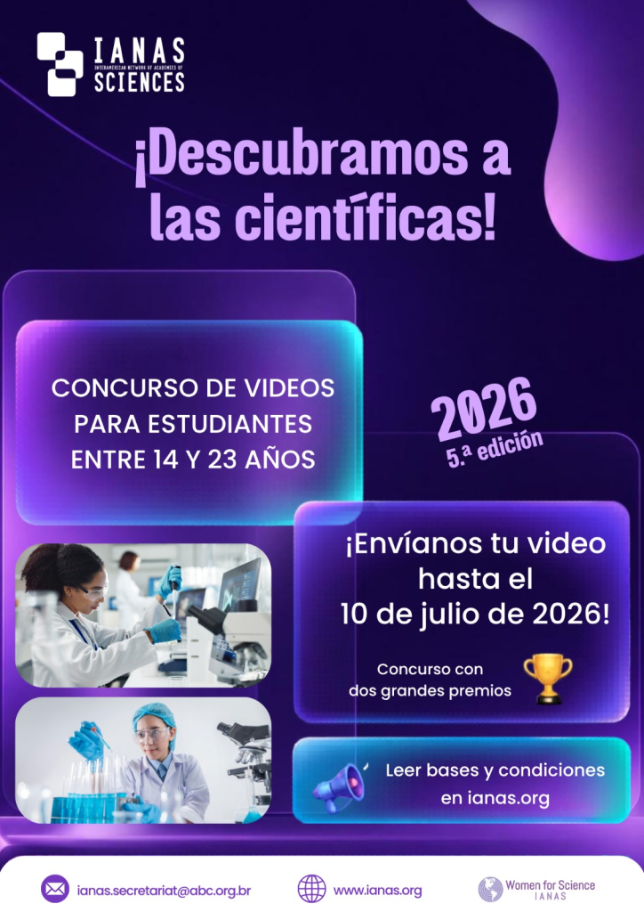 IANAS anuncia la edición 2026 del concurso de video “Descubramos a las Científicas”
