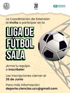 La Facultad de Ciencias invita a participar en la Liga de Fútbol Sala