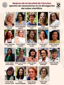 Mujeres de la Facultad de Ciencias: aportes de venezolanas en la divulgación del saber científico