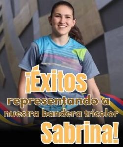 La Facultad de Ciencias celebra la participación de Sabrina Baumgartner en los XIII Juegos Suramericanos Santa Fe 2026