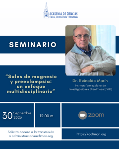 ACFIMAN organiza seminario sobre el uso de sales de magnesio para tratar la preeclampsia