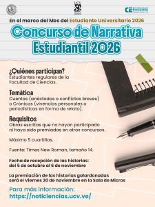 Participa en nuestro Concurso de Narrativa en el Mes del Estudiante 2026