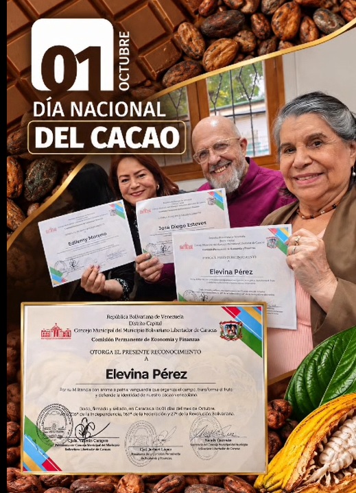 Concejo Municipal del municipio Libertador de Caracas otorga reconocimiento a la Profa. Elevina Pérez