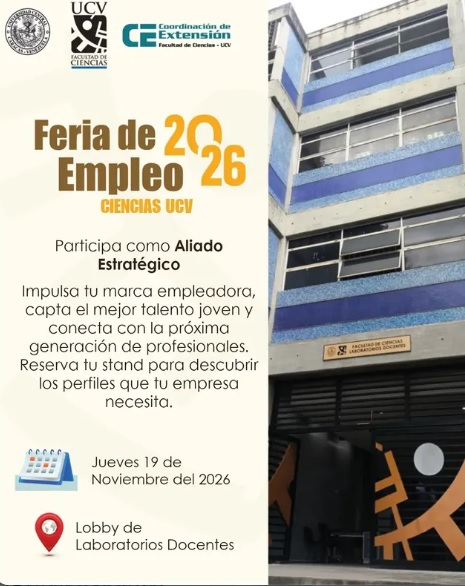 La Facultad de Ciencias invita a participar en la Feria de Empleo 2026
